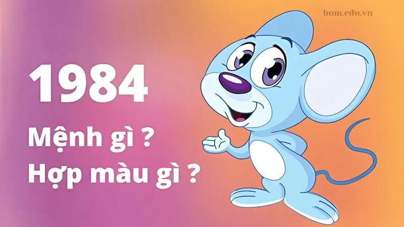 Tuổi Giáp Tý 1984 hợp với kỵ màu gì?