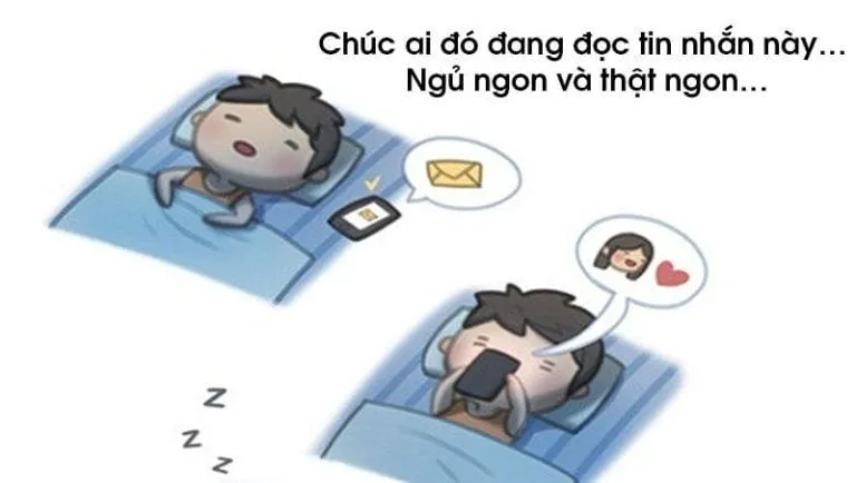 Ảnh meme ngủ ngon là cách tốt nhất để mang lại không khí vui vẻ trước khi ngủ.