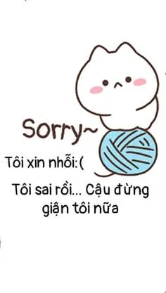 Meme xin lỗi đáng yêu, cách đơn giản để làm dịu mọi mâu thuẫn trong tình yêu.