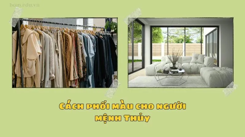 Cách phối màu cho người mệnh Thủy