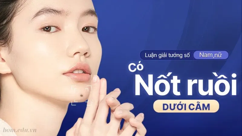 Ý nghĩa và vận mệnh nhân tướng học nốt ruồi dưới cằm 4