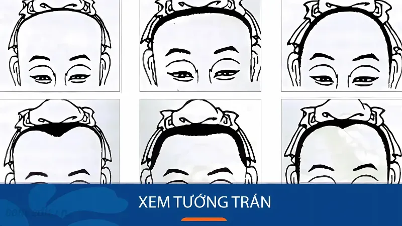 Cách xem tướng qua trán đàn ông