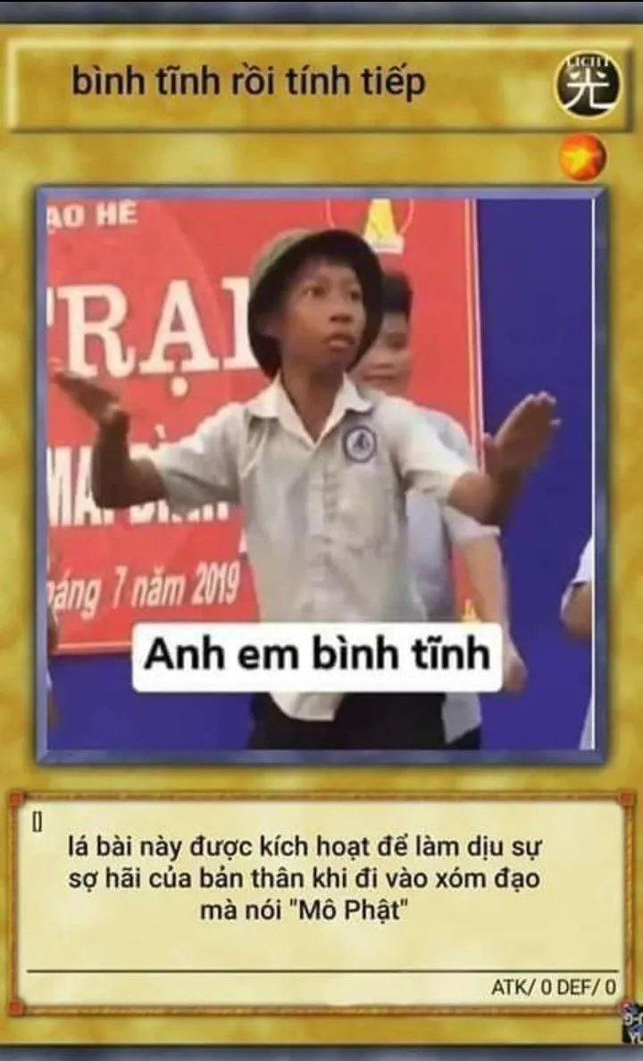 Thẻ bài YuGiOh meme cực kỳ sáng tạo mang đến những trận đấu đầy tiếng cười!