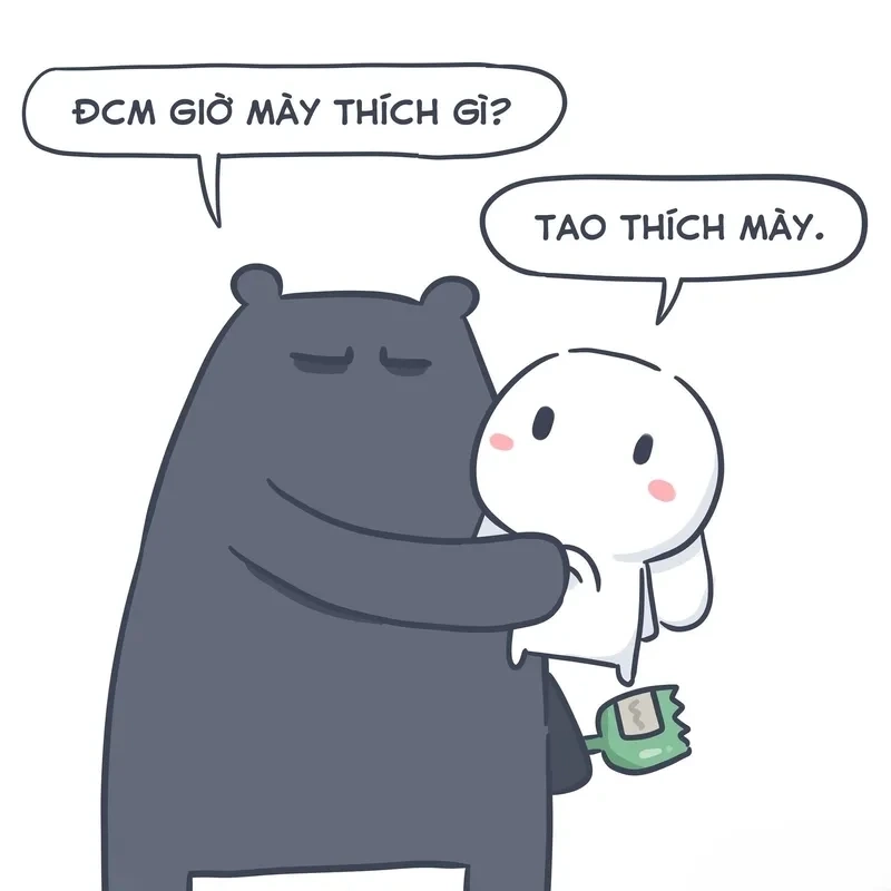 Ảnh thỏ 7 màu meme độc đáo, thích hợp làm avatar.