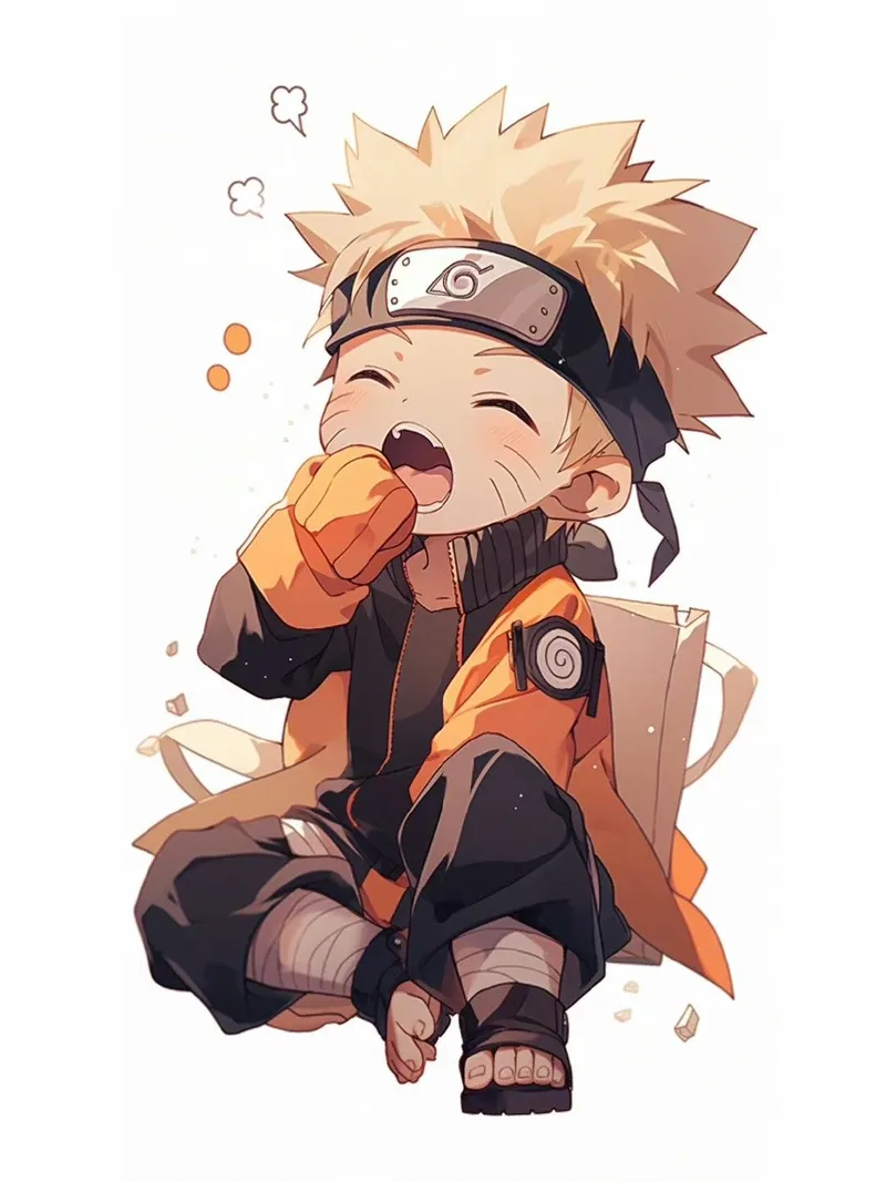 Hình cute Naruto mang vẻ đáng yêu và gần gũi