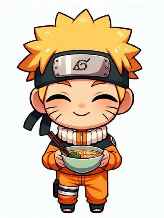 Hình anime Naruto cute với phong cách tươi sáng, thu hút