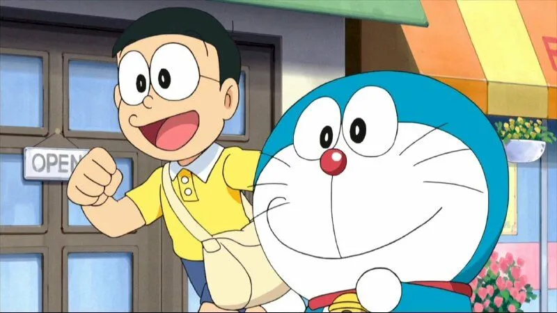 Hình Nobita dễ thương là biểu tượng của sự ngây thơ, đáng yêu, thích hợp cho mọi đối tượng