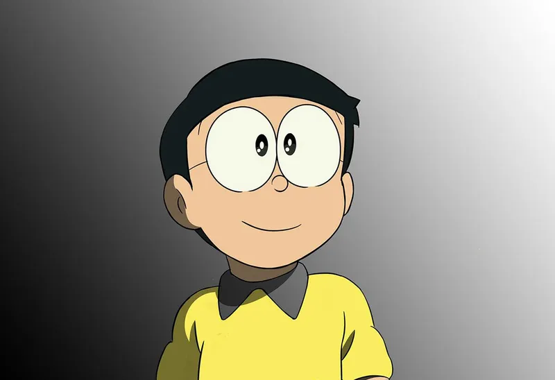 Vẽ Nobita dễ thương để tạo nên một hình ảnh độcđộ, ngọt ngào cho mình