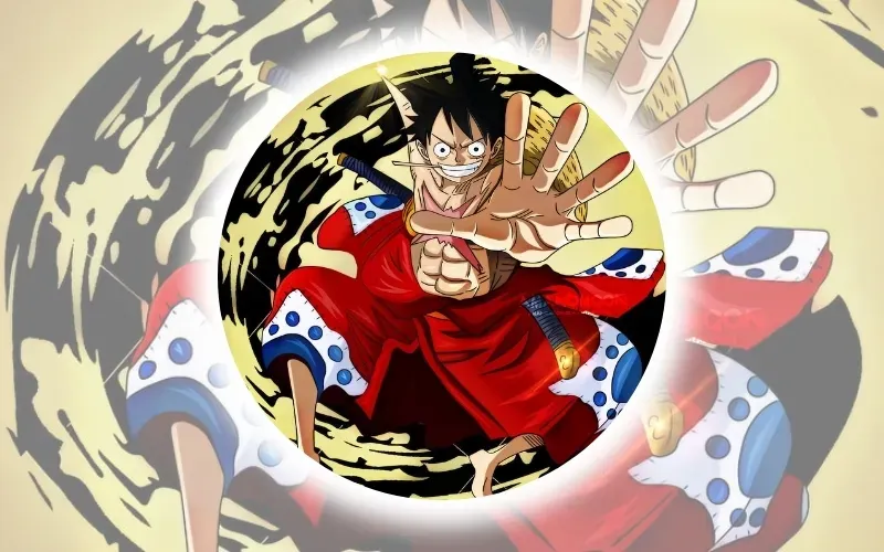 Ảnh Luffy ngầu Nika, thể hiện sức mạnh vĩ đại trong thế giới One Piece