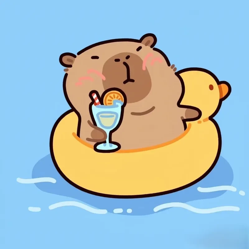 Capybara valentine meme ngọt ngào, hoàn hảo cho ngày lãng mạn.