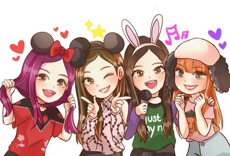 Cute chibi Blackpink chibi đáng yêu và ngộ nghĩnh không thể bỏ lỡ