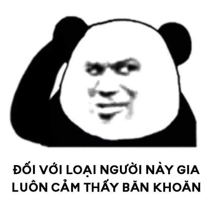 Meme gấu trúc thôi thôi cách từ chối cực hài, không cần nói nhiều.