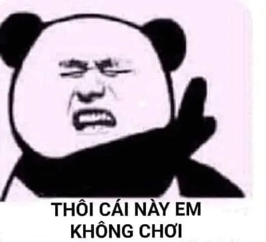 Meme gấu trúc mắt thâm, truyền tải cảm giác mệt mỏi một cách đáng yêu.