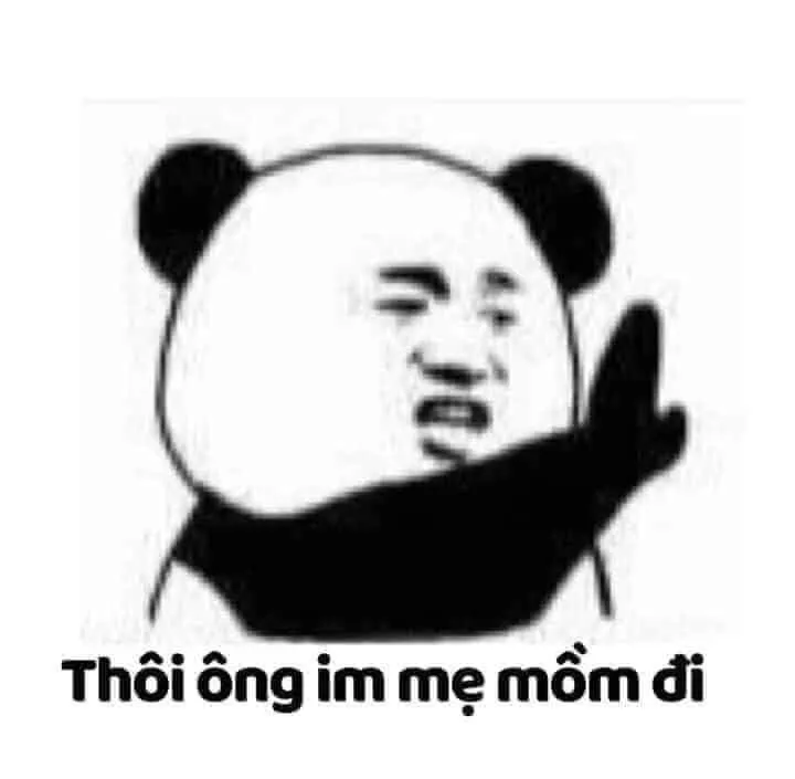 Meme gấu trúc thâm mắt, hình ảnh hoàn hảo cho ngày dài căng thẳng.