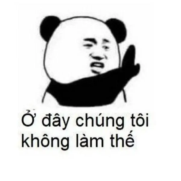 Chào bạn với meme gấu trúc xin chào cực kỳ thân thiện!