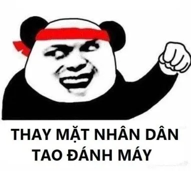 Ảnh meme gấu trúc meme hài – tạo điểm nhấn thú vị trong hội thoại.