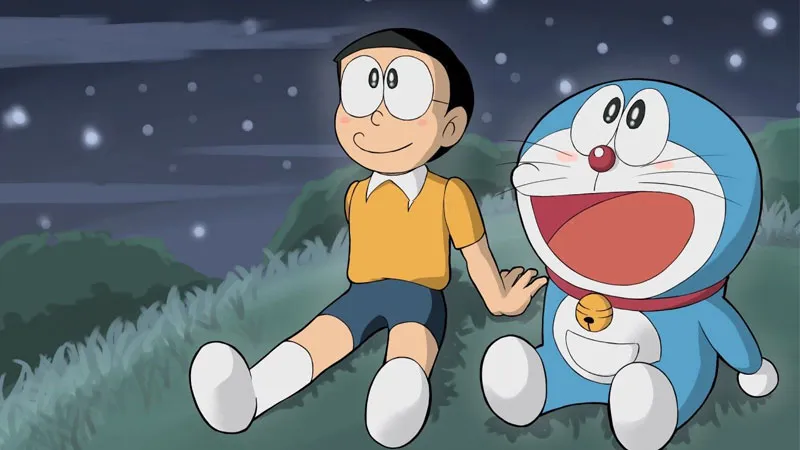 Hình vẽ Doremon và Nobita sẽ khiến bạn cảm thấy như đang sống lại với những kỷ niệm tuổi thơ