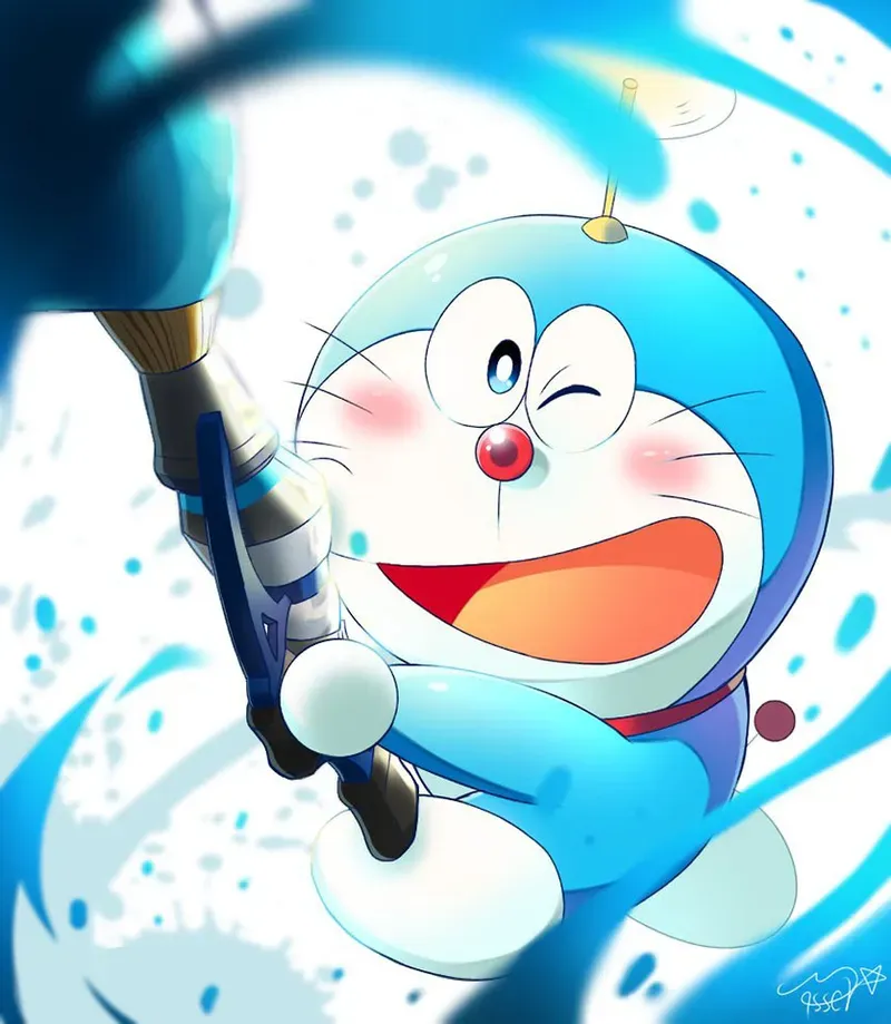 Đổi mới giao diện điện thoại với hình nền Doraemon cute và ấn tượng