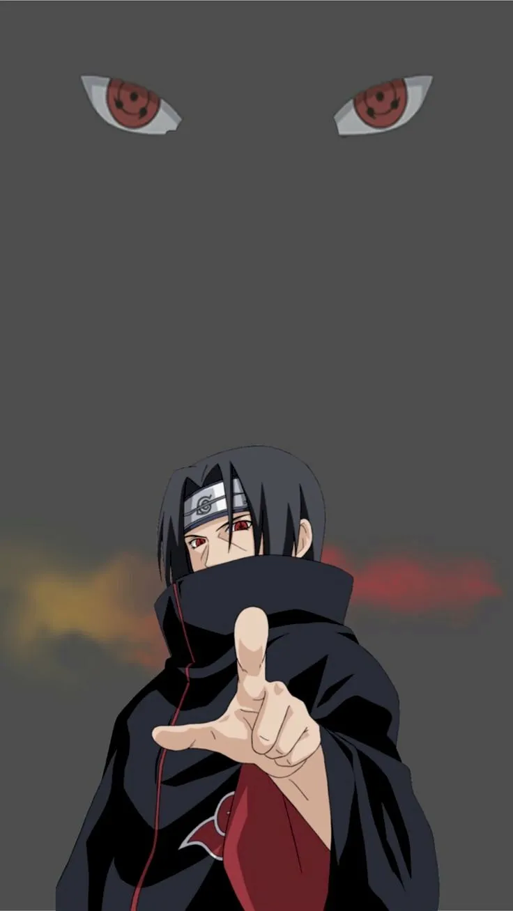 Hình Sasuke Itachi sắc bén, thể hiện huyền bí và quyền lực của nhân vật này trong Naruto