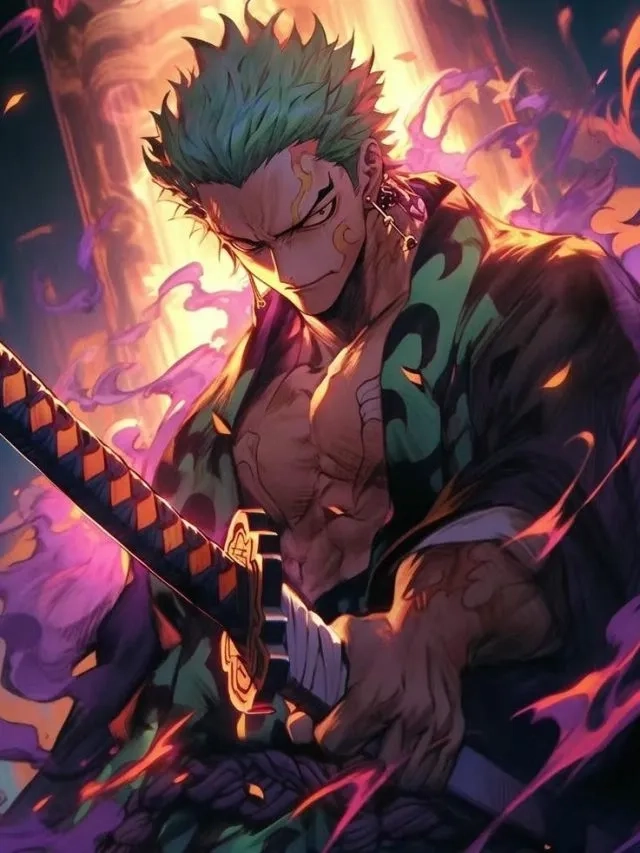 Chọn hình nền Zoro cho điện thoại để thể hiện đam mê với One Piece và Zoro.