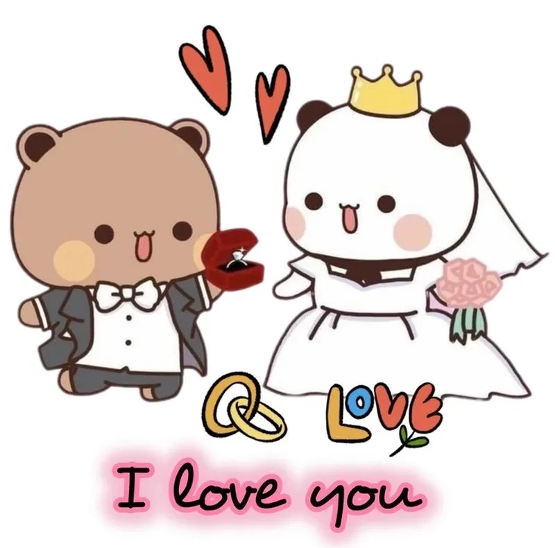 Chia sẻ tình yêu qua kitty i love you meme.