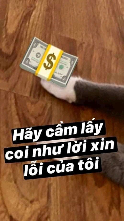 Meme tiền nè, ai lấy không?