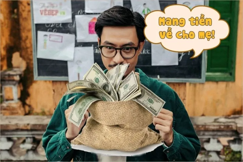 Meme lau nước mắt bằng tiền rất hài hước và sáng tạo!