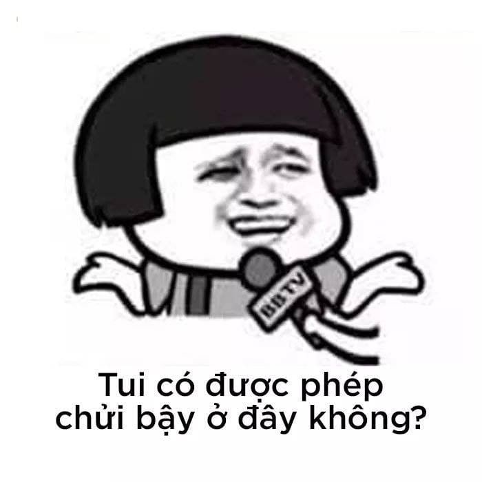 Meme tức giận đến mức ói máu, cực kỳ hài hước.