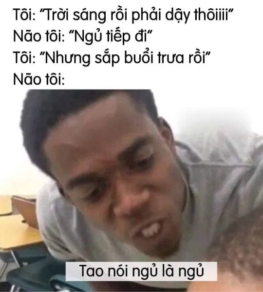 Meme đi ngủ thôi với lời nhắn dễ thương cho giấc ngủ