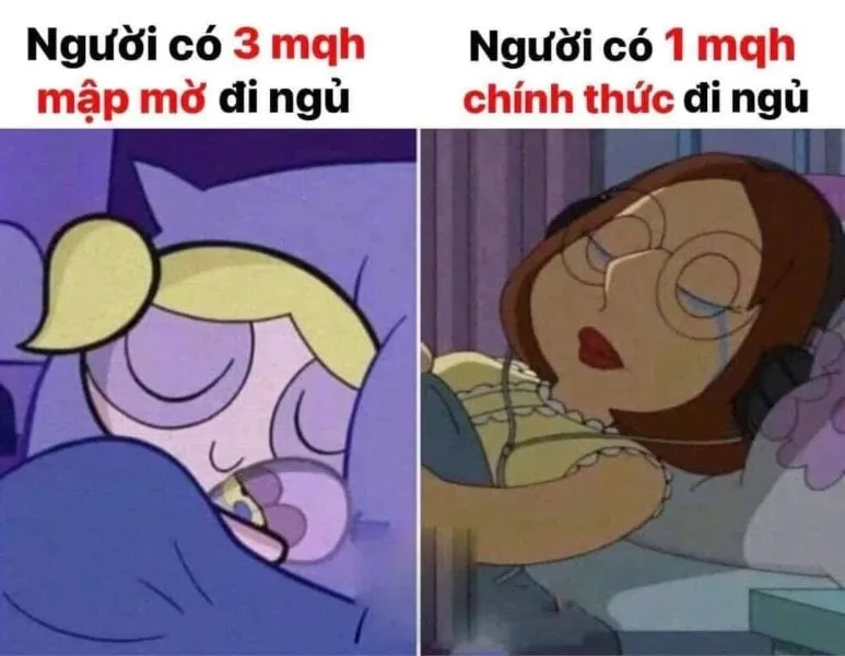 Meme đi ngủ đi khiến bạn bật cười rồi chìm vào giấc ngủ