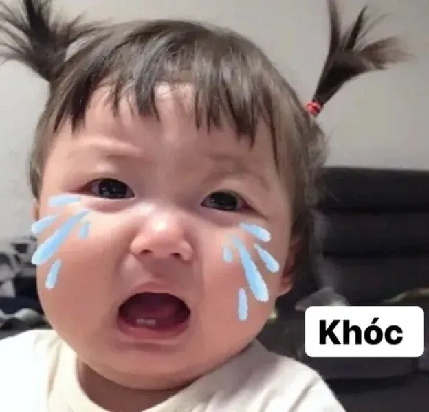 Em bé khóc meme sẽ khiến bạn cảm thấy vừa thương vừa buồn cười, một sự kết hợp hoàn hảo!