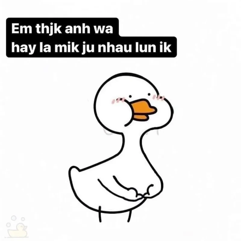 Meme tỏ tình crush cực dễ thương, phù hợp với mọi lời tỏ tình.