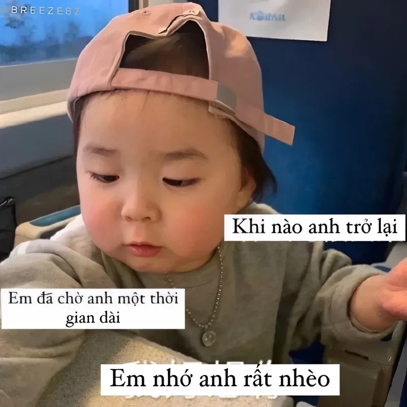 Crush meme nhớ người yêu giúp bạn gây ấn tượng ngọt ngào.