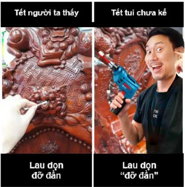 Ảnh avatar meme Tết độc đáo, mang không khí năm mới avt tết meme.