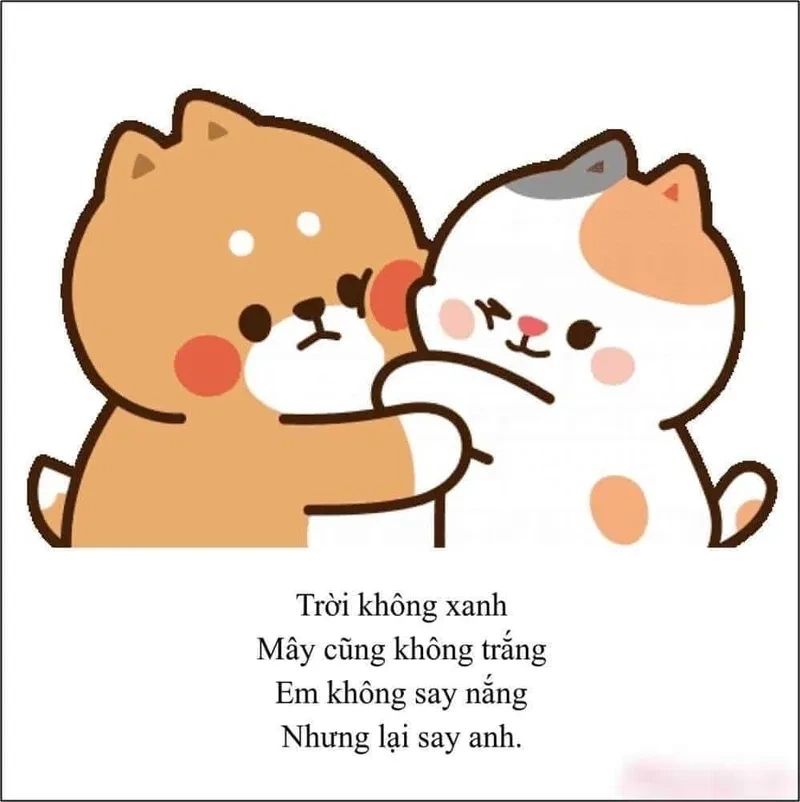 Meme yêu 1 người vô tâm cảm động, phù hợp với những tâm trạng buồn.