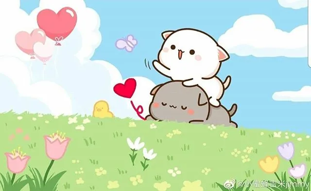 Meme hôn đáng yêu làm tan chảy trái tim người xem