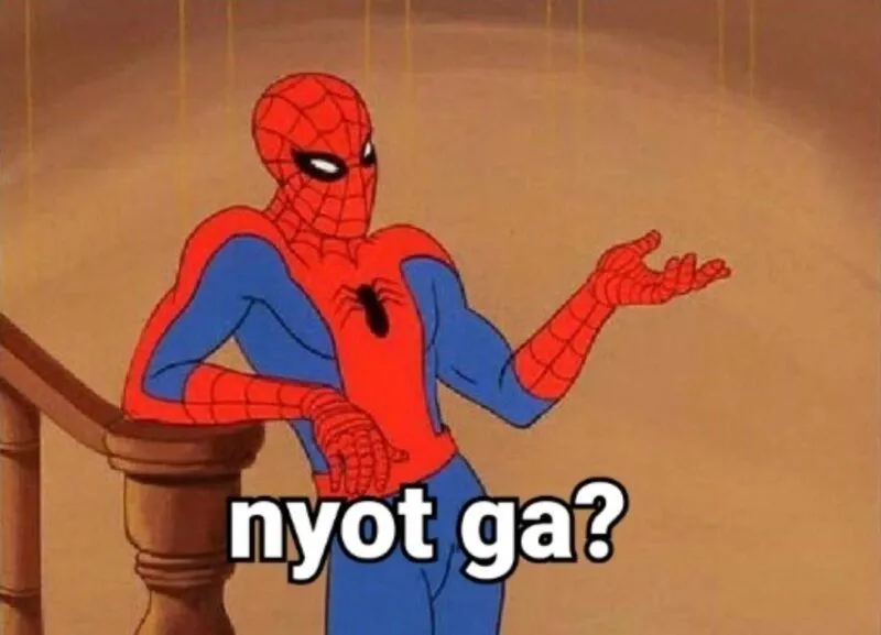 Spider-Man đeo kính trong meme, càng khiến bạn muốn bật cười với sự đáng yêu này.