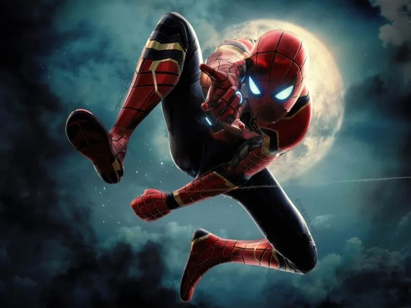 Meme Spider-Man trên tàu, tạo ra những tình huống siêu hài hước.