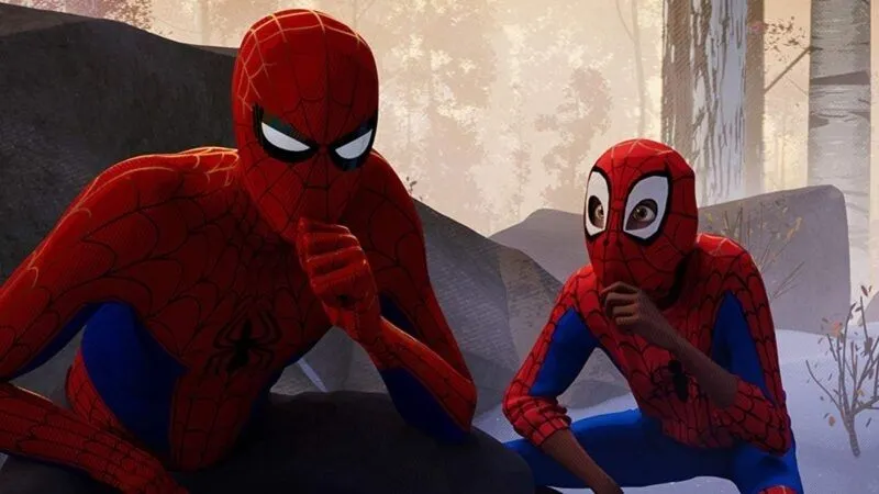 Spider-Man thuyết trình trong meme, một hình ảnh thú vị và khác biệt với những biểu cảm thông thường.