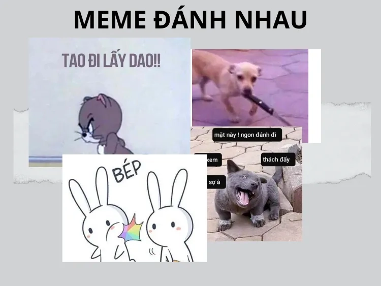 Meme đánh hài hước, chế ảnh cực vui khiến ai cũng cười 11