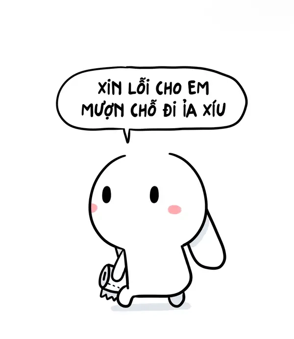 Ảnh thỏ meme đa dạng phong cách, thích hợp để chia sẻ.