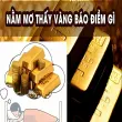 Nằm mơ thấy vàng báo trước điều gì về tài lộc?