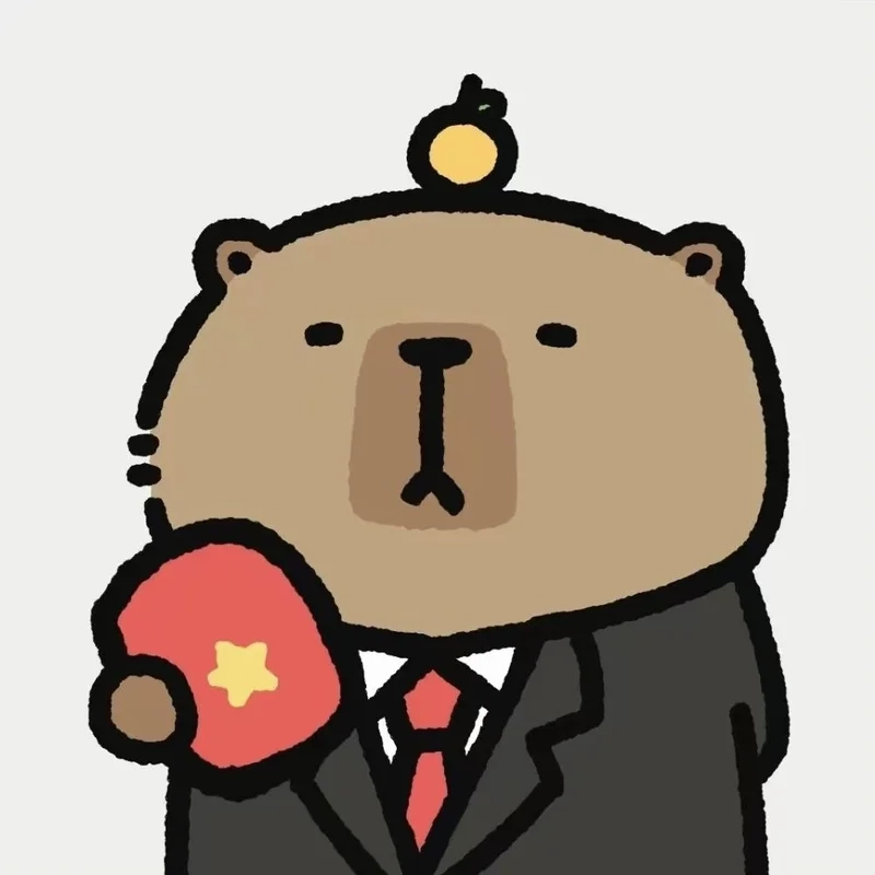 Thả tim cho avatar ảnh capybara cute vô tri cực xinh