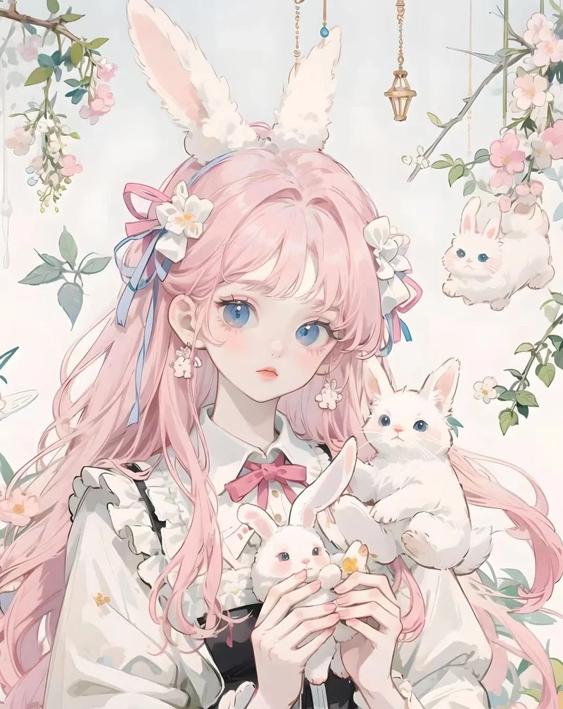 Sự mềm mại tinh tế từ avatar nữ màu hồng cho mọi cá tính