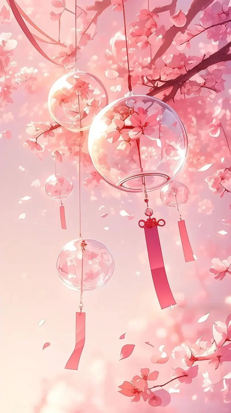 Nét đẹp ngọt ngào qua avatar hình nền anime màu hồng cute chất lượng