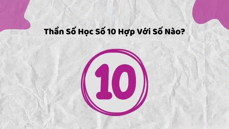 Con số chủ đạo 10 hợp với số nào?