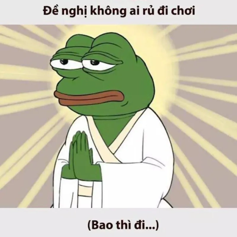 Tham khảo cách rủ rê thú vị qua meme rủ bạn đi chơi vui nhộn
