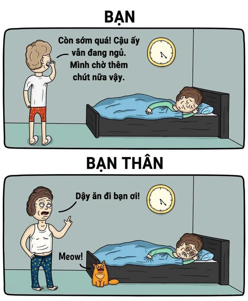 Khám phá sự khác biệt hài hước trong meme bạn thân là con trai