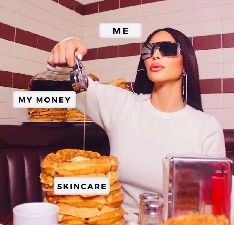 Cùng cười vui với các pha chăm sóc da từ meme tín đồ skincare