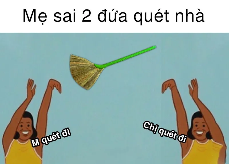Tình cảm gắn bó qua meme anh chị em trong nhà thú vị